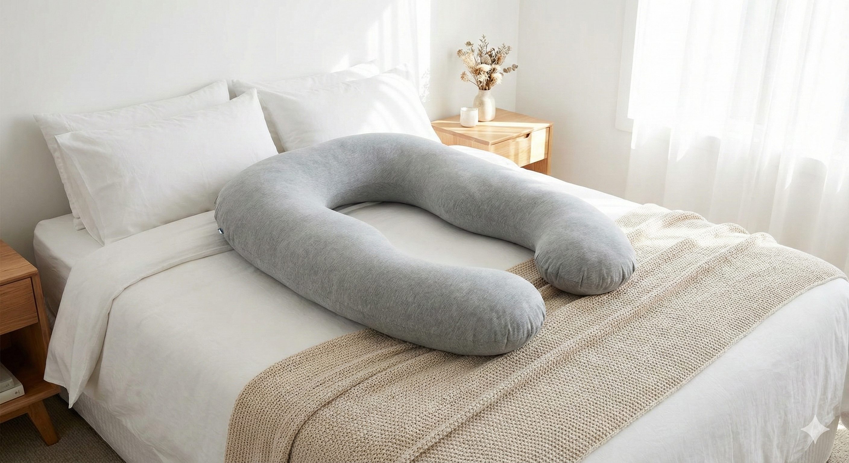 The Preggle Pregnancy Pillow